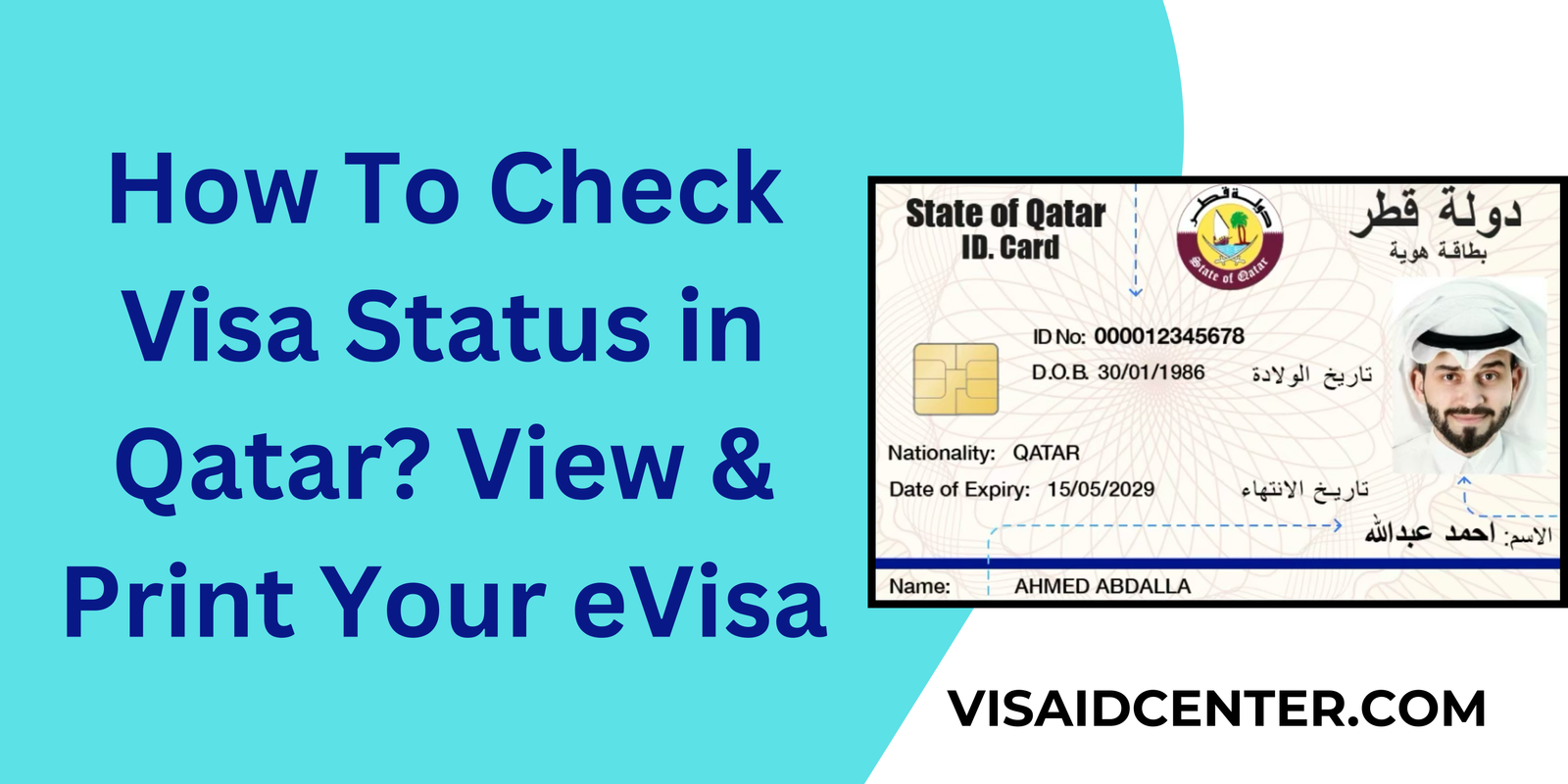 How To Check Visa Status in Qatar? View & Print Your eVisa