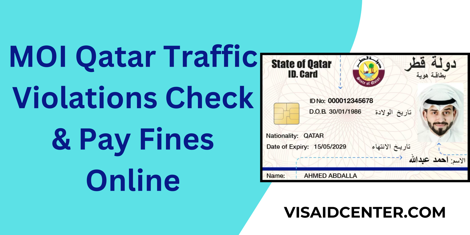 MOI Qatar Traffic Violations Check & Pay Fines Online